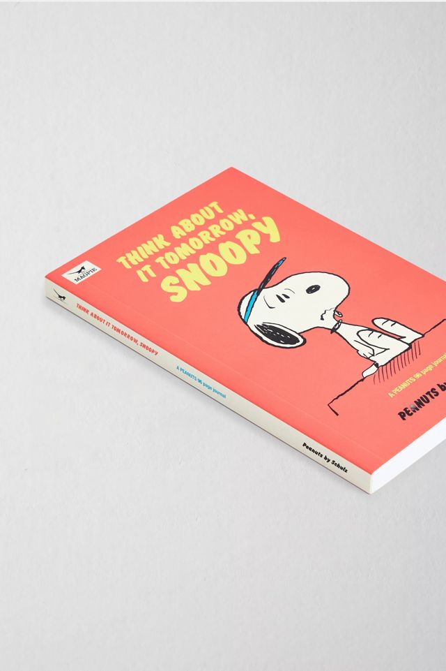 Magpie x Peanuts Think About It Tomorrow Snoopy A5 Notebook #2