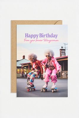 Forever Wingwomen Birthday Greetings Card