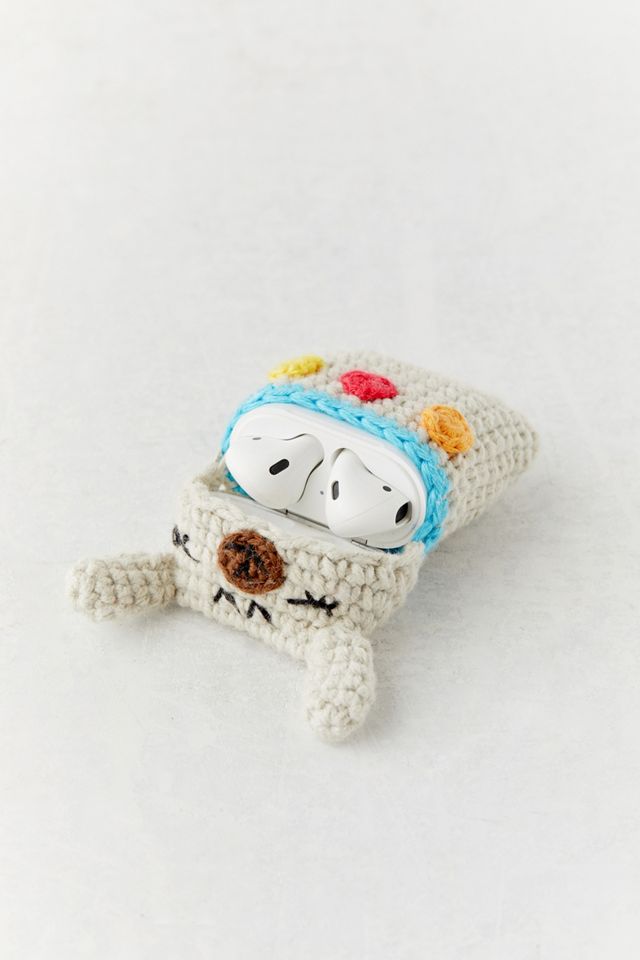 Gehäkelte Hülle im Lama-Design für AirPods-Etui #1