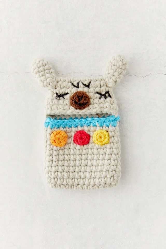 Gehäkelte Hülle im Lama-Design für AirPods-Etui #2
