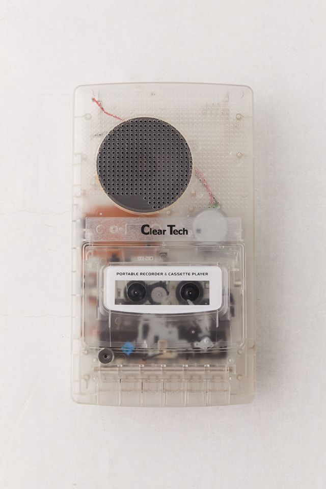 Clear Tech Cassette Player Urban Outfitters Uk