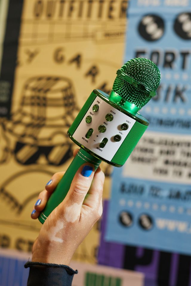 Green UO Exclusive Karaoke Microphone Urban Outfitters UK