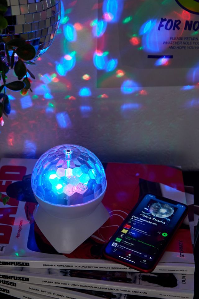 Disco light and store speaker