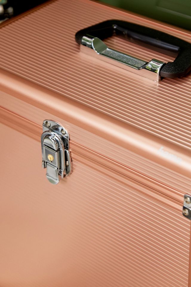 Hama Pink 50 LP Vinyl Storage Case | Urban Outfitters UK