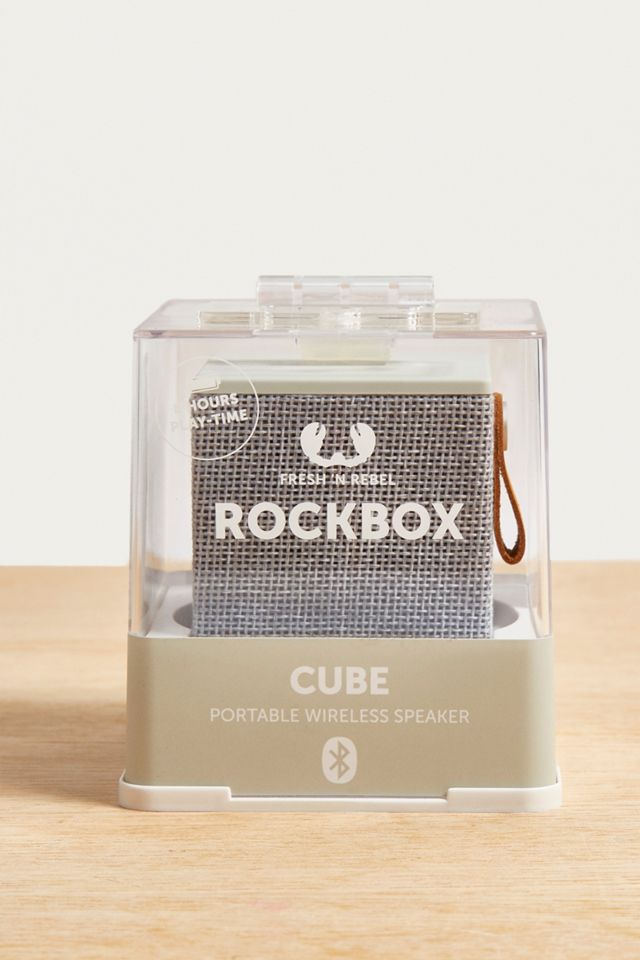 Fresh ‘N Rebel Rockbox Cube Grey Wireless Speaker #1