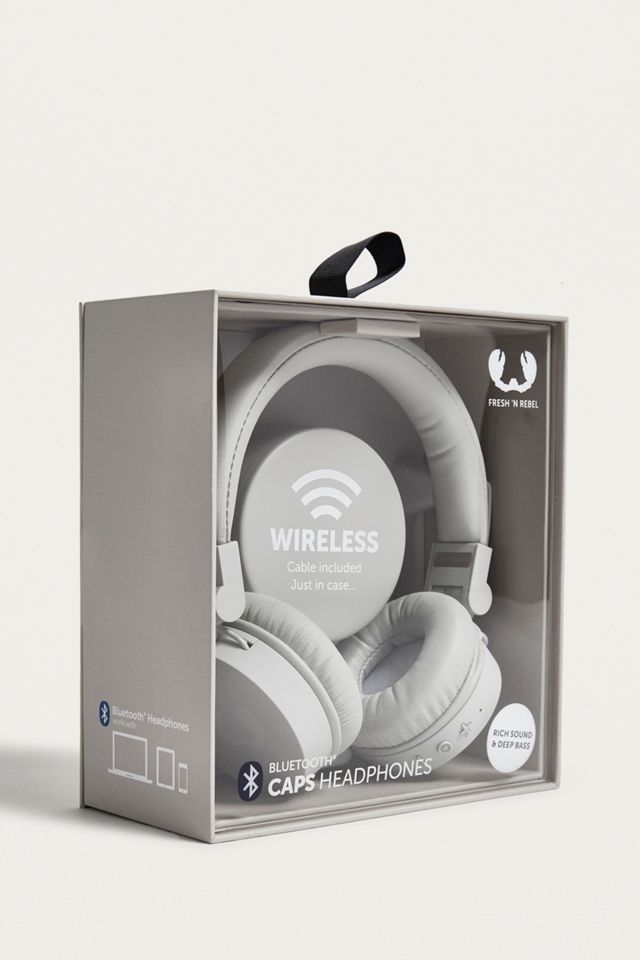 Fresh ‘N Rebel Caps Cloud Grey Wireless Headphones #1