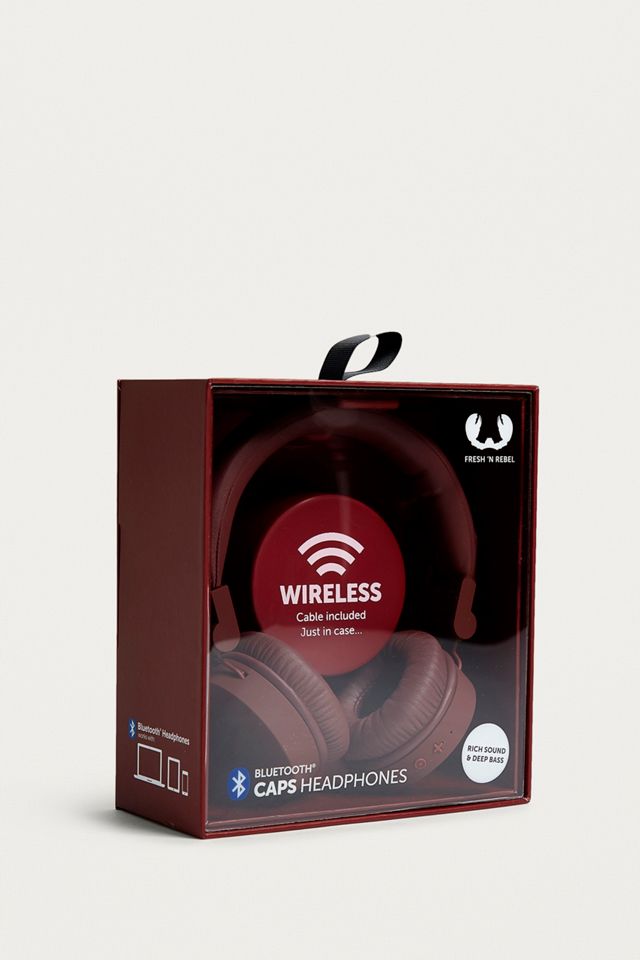 Fresh ‘N Rebel Caps Burgundy Wireless Headphones #2