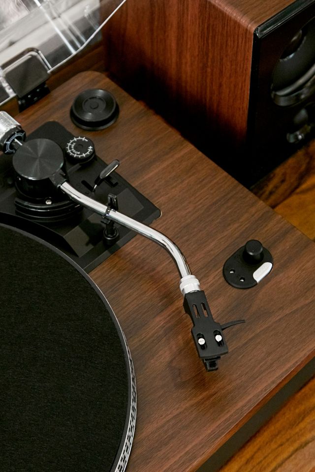 Steepletone – Bluetooth-Plattenspieler „Camden“ in Braun #1