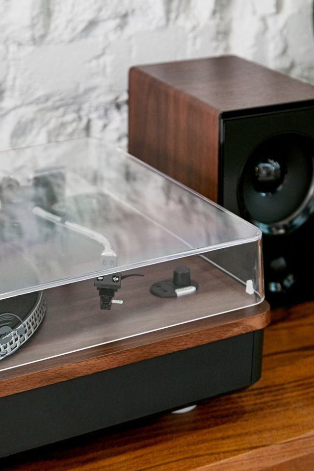 Steepletone – Bluetooth-Plattenspieler „Camden“ in Braun #4