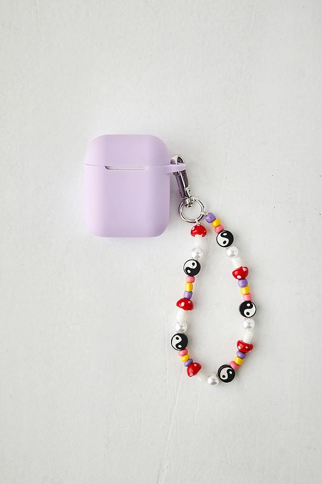 urbanoutfitters.com | Lilac Beaded Airpods Generation 1 & 2 Case