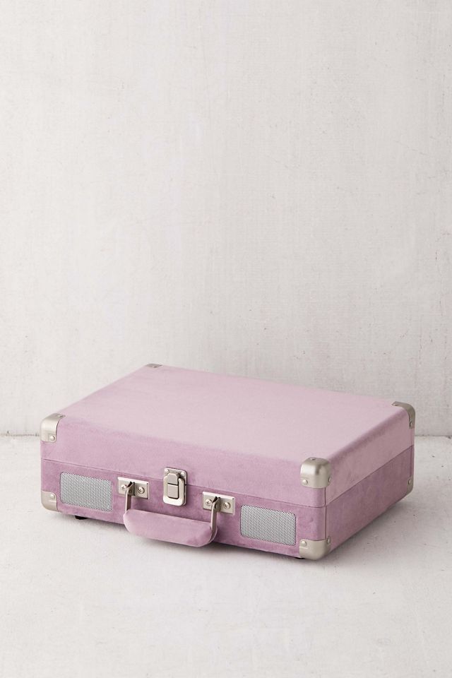 Crosley UO Exclusive Cruiser Mauve Velvet Bluetooth Record Player #1