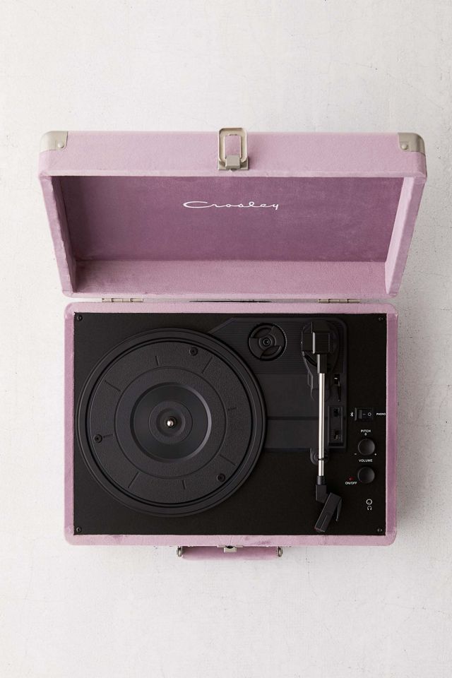 Crosley UO Exclusive Cruiser Mauve Velvet Bluetooth Record Player #2