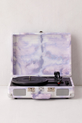 Crosley UO Exclusive Tie-Dye Canvas Cruiser Bluetooth Record