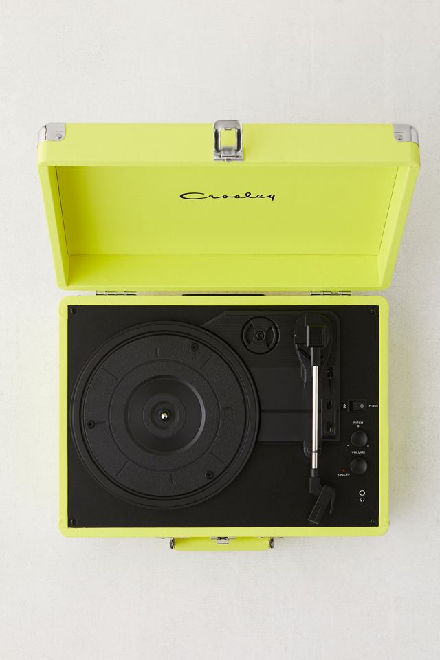 Crosley - Tourne-disque vinyle Bluetooth Cruiser jaune fluo #1