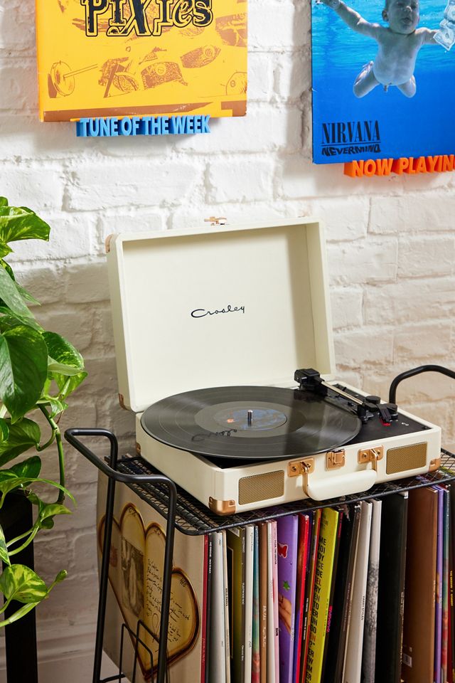 Crosley UO Exclusive Cream Cruiser Vinyl Record Player With Bluetooth Input & Output