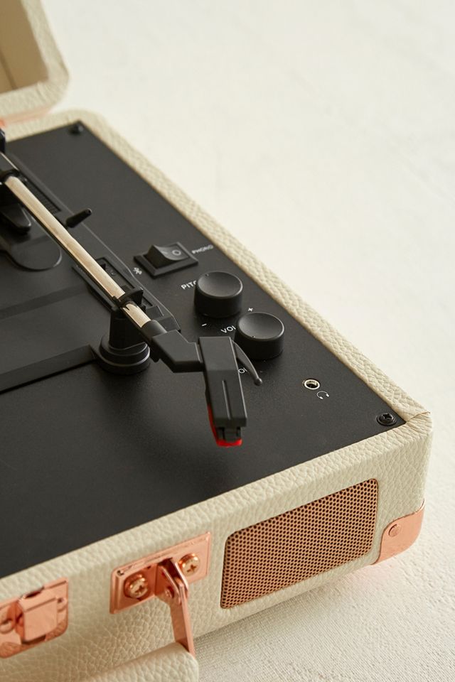 Crosley Cruiser Cream and Rose Gold Bluetooth Vinyl Record Player #5