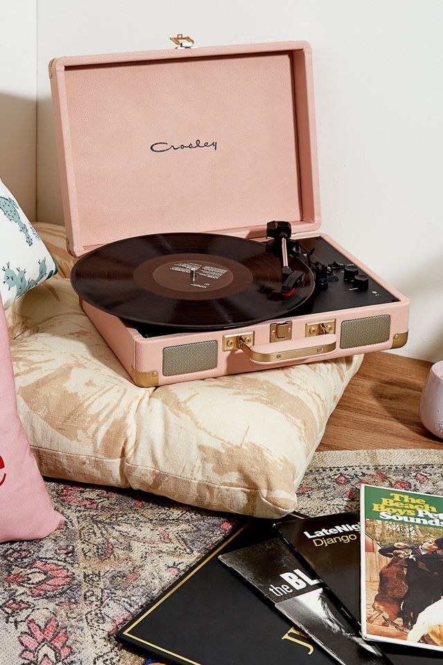 Crosley – Bluetooth-Plattenspieler „Cruiser“ in Rosa und Gold #1