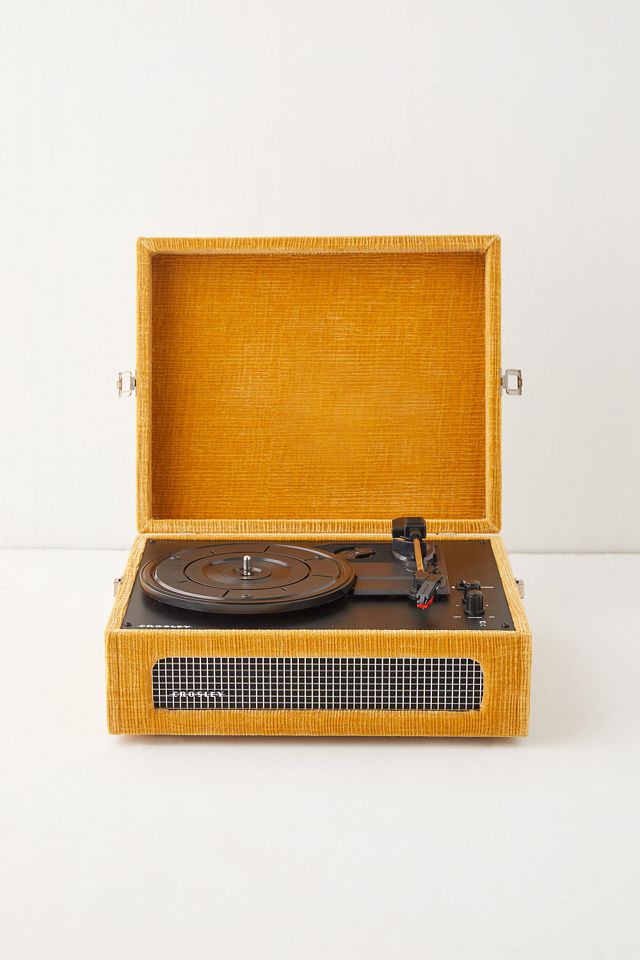 Crosley UO Exclusive Velvet Voyager Record Player With Bluetooth Input & Output #1