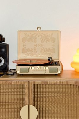 Tourne-disque Crosley UO Exclusive Folklore Floral Cruiser avec entrée et sortie Bluetooth