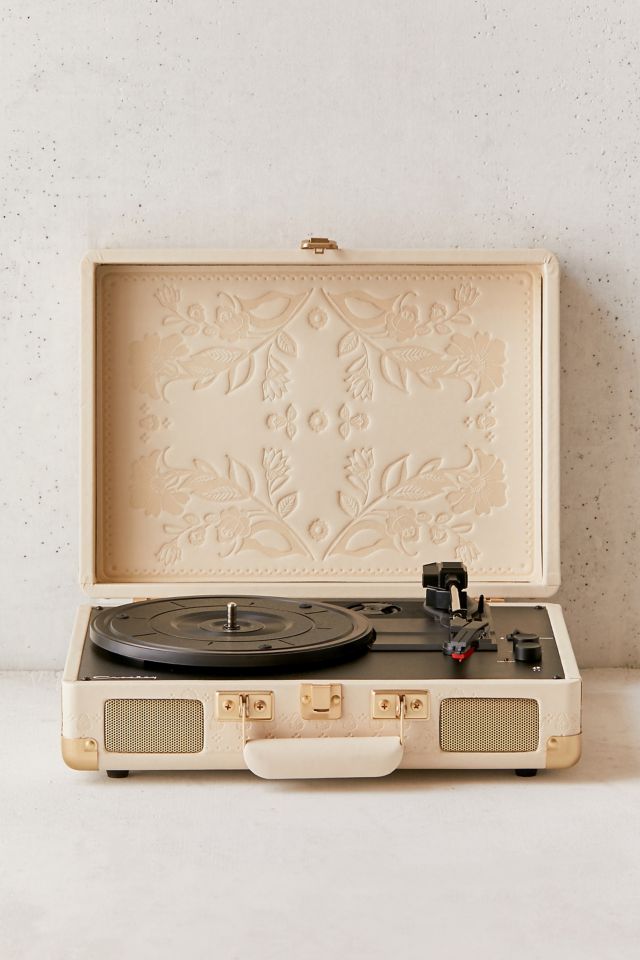 Crosley UO Exclusive Folklore Floral Cruiser Vinyl Record Player With  Bluetooth Input & Output | Urban Outfitters UK