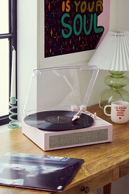 Giradischi Ryder Crosley UO Exclusive Rosa Pastello Con Ingresso e Uscita Bluetooth