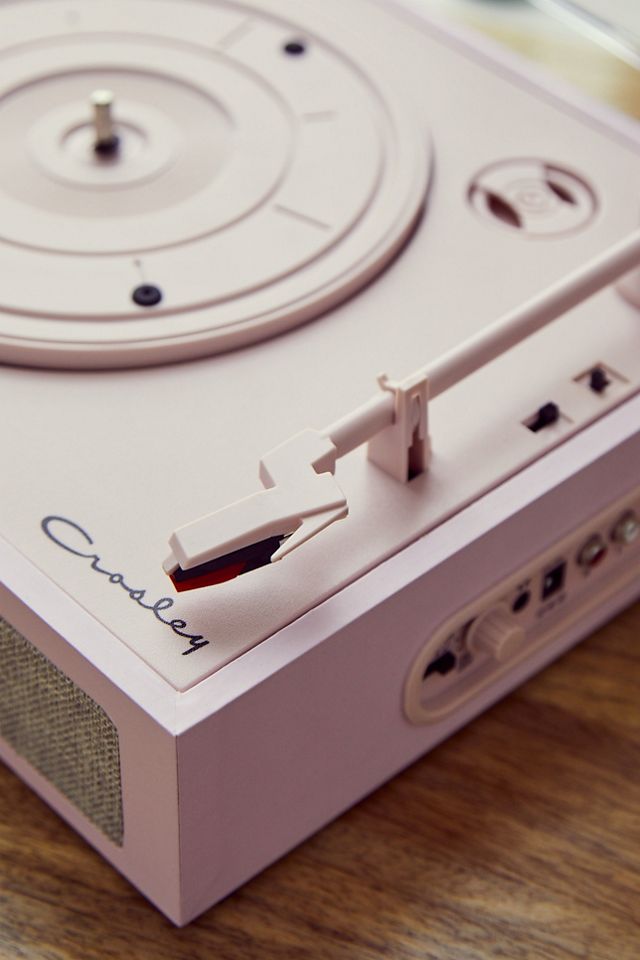 Giradischi Ryder Crosley UO Exclusive Rosa Pastello Con Ingresso e Uscita Bluetooth #2