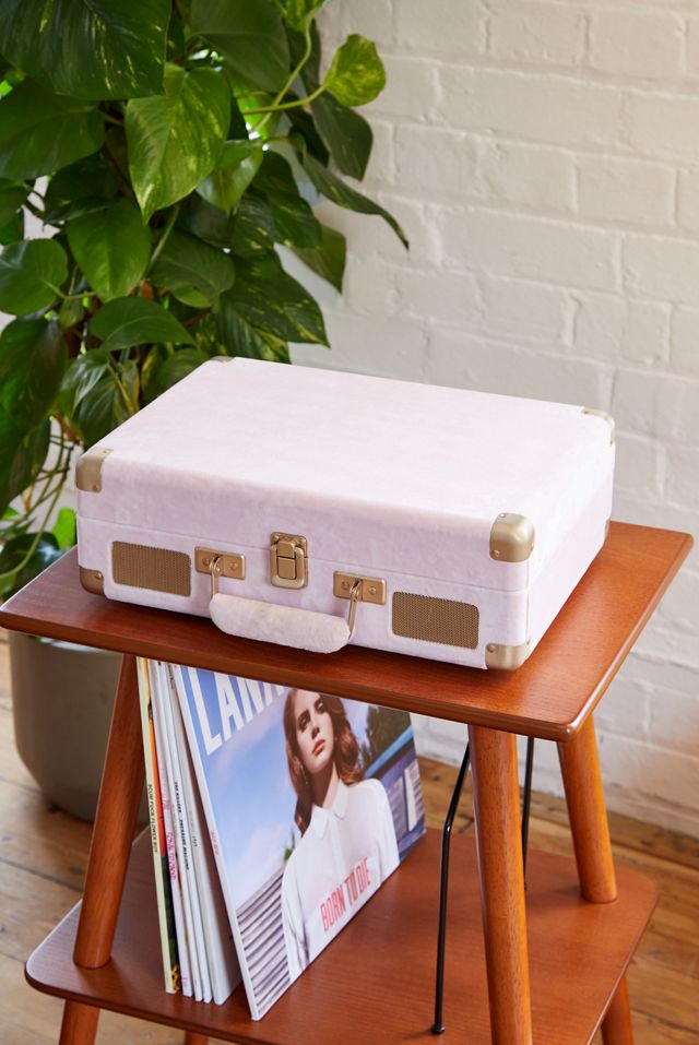 Tourne-disque Cruiser en velours rose Crosley UO Exclusive avec entrée et sortie Bluetooth #2