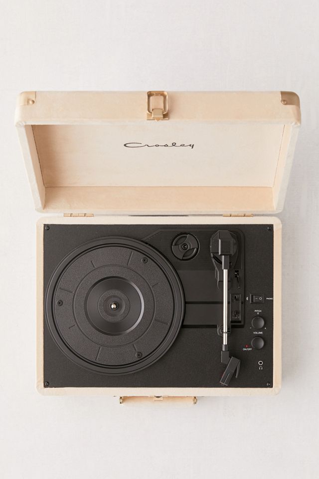 Crosley – Plattenspieler „Cruiser‟ mit Bluetooth-Funktion mit sandfarbenen Samtbezug  #1