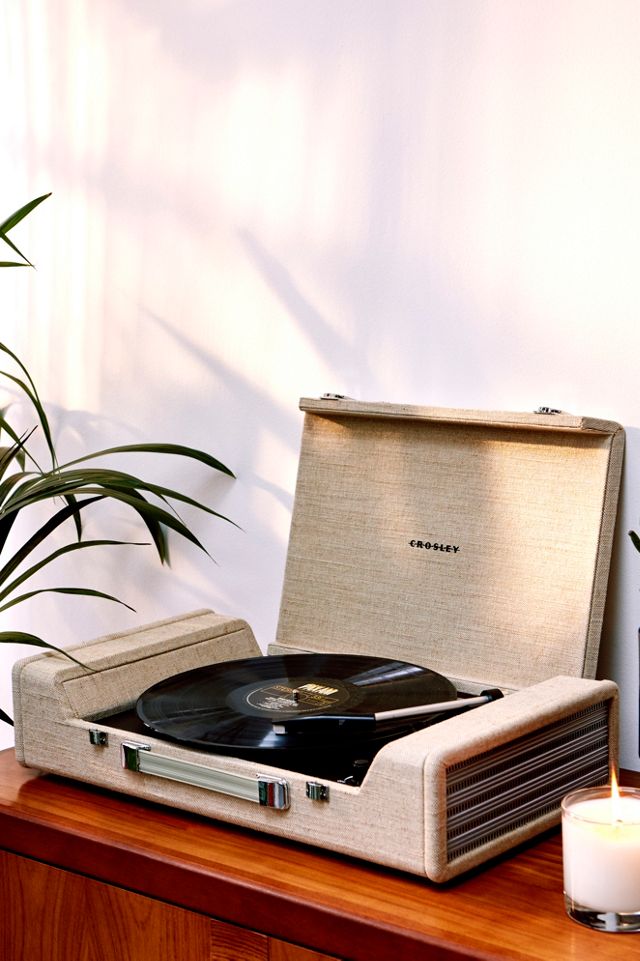 Crosley Nomad Cream Portable Vinyl Record Player #1