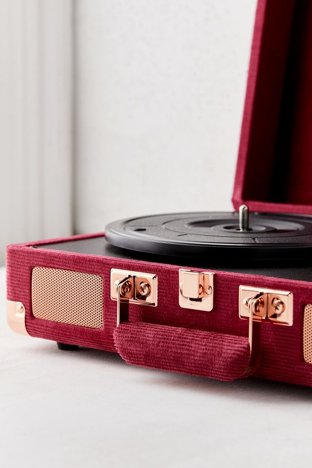 Crosley UO Exclusive Rose Gold Corduroy Cruiser Bluetooth Record Player #4