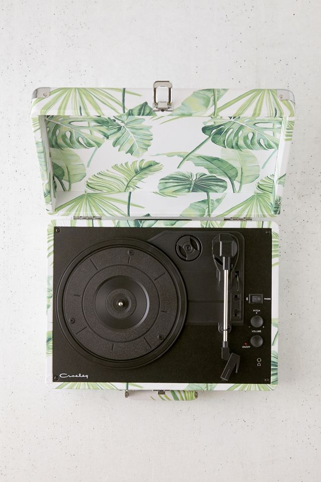 Crosley UO Exclusive – Bluetooth-Plattenspieler „Cruiser“ mit Palmenmotiven #1