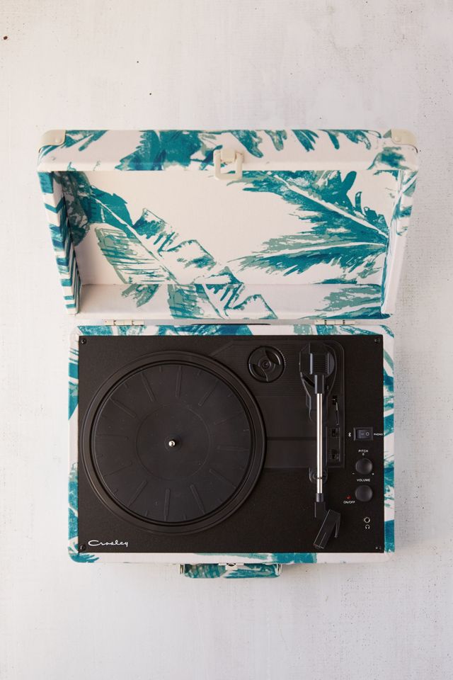 Crosley Canvas Leaf Cruiser Briefcase Bluetooth Portable Vinyl Record Player #5