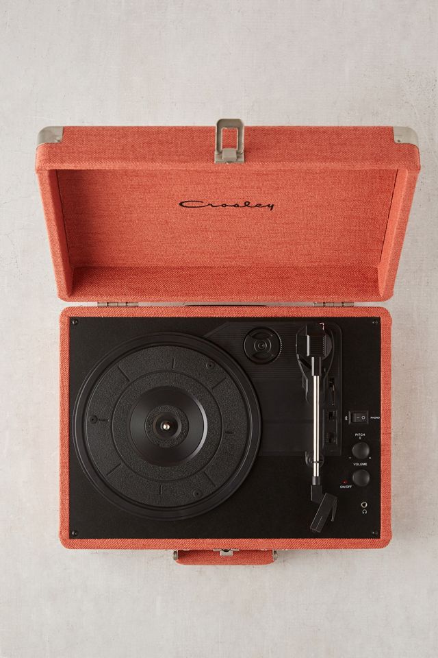Crosley  - Tourne-disque Cruiser Bluetooth toile corail #2