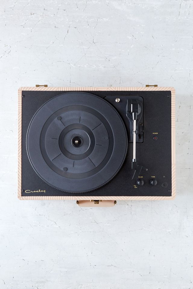 Crosley X UO Keepsake Peach Geo Portable Vinyl Record Player #3