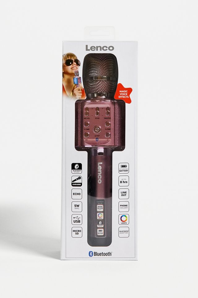 Lenco Pink Karaoke Microphone #2