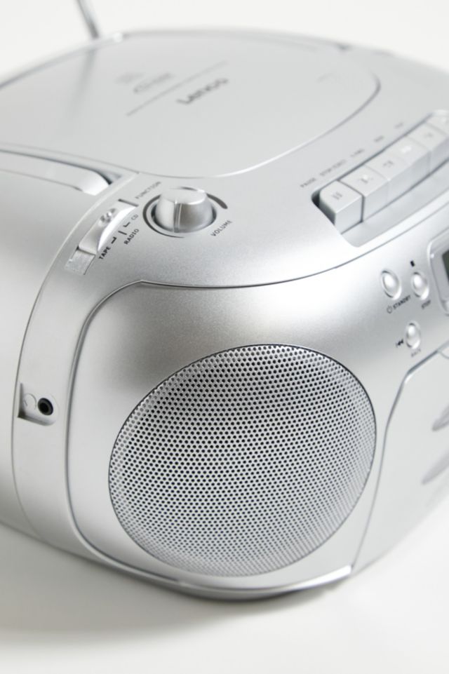 Lenco SCD-420SI SIlver Portable FM Radio CD-Cassette Player #3