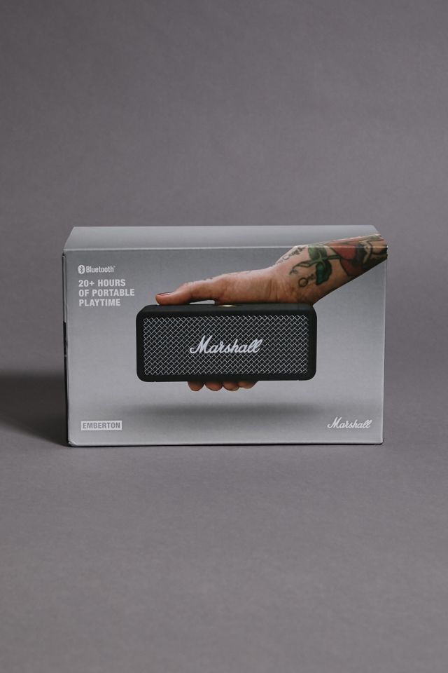 Altavoz Portátil Bluetooth Marshall Black & White Emberton #3