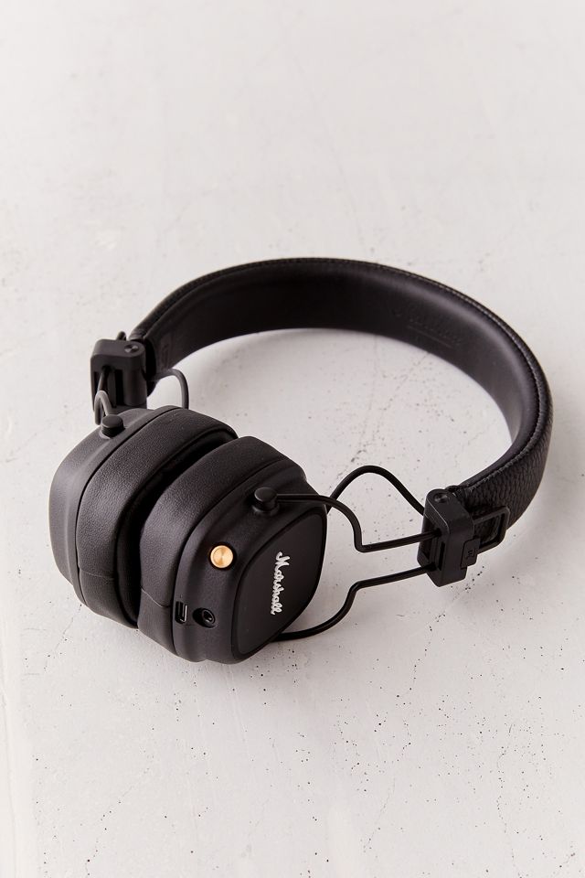 Marshall Major IV Bluetooth On Ear Headphones - Black - iShop