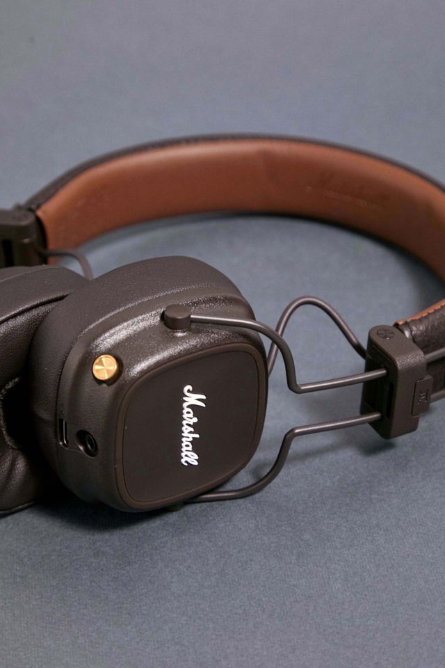 Marshall マーシャル Major IV Brown ワイヤレスヘッドホン Bluetooth