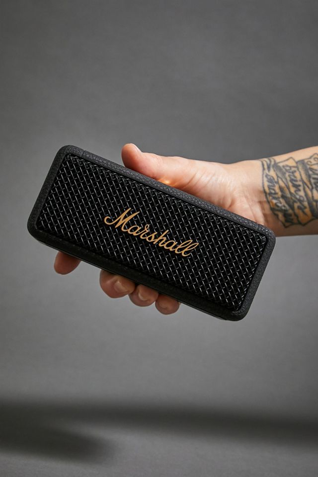 Marshall Black & Brass Emberton II Portable Bluetooth Speaker #1