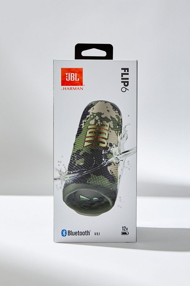 JBL Flip 6 Enceinte Bluetooth étanche à l'eau vert camouflage - Conrad  Electronic France