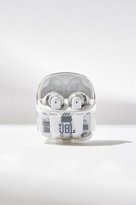 Écouteurs blancs JBL Tune Flex Édition Fantôme