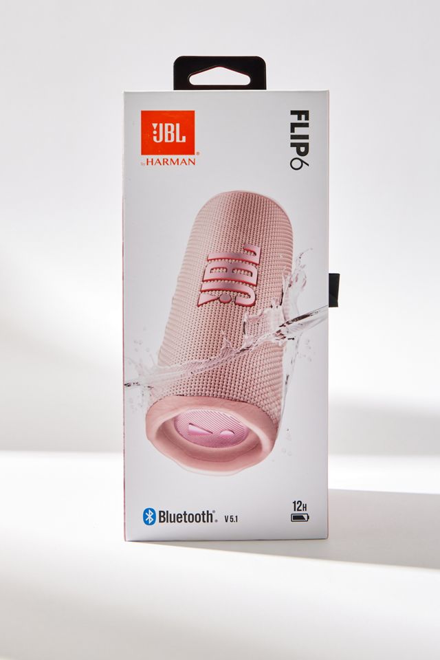 JBL Pink Flip 6 Portable Waterproof Bluetooth Speaker