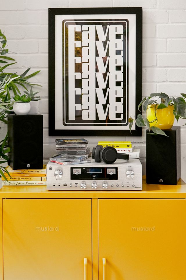 GPO PR100/200 CD Turntable Amplifier & Speaker System Urban Outfitters UK