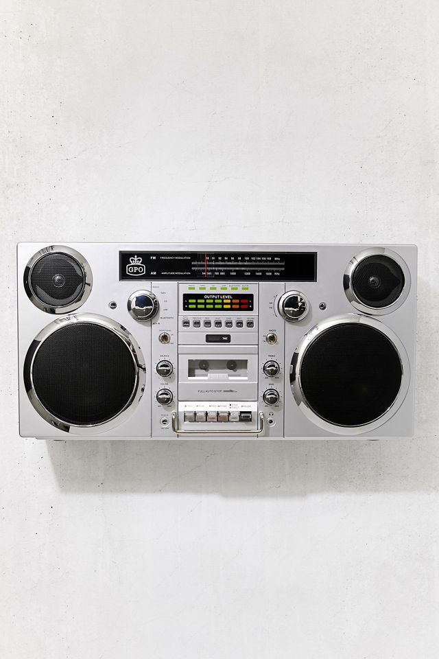 Boombox Estéreo GPO Silver Brooklyn #3