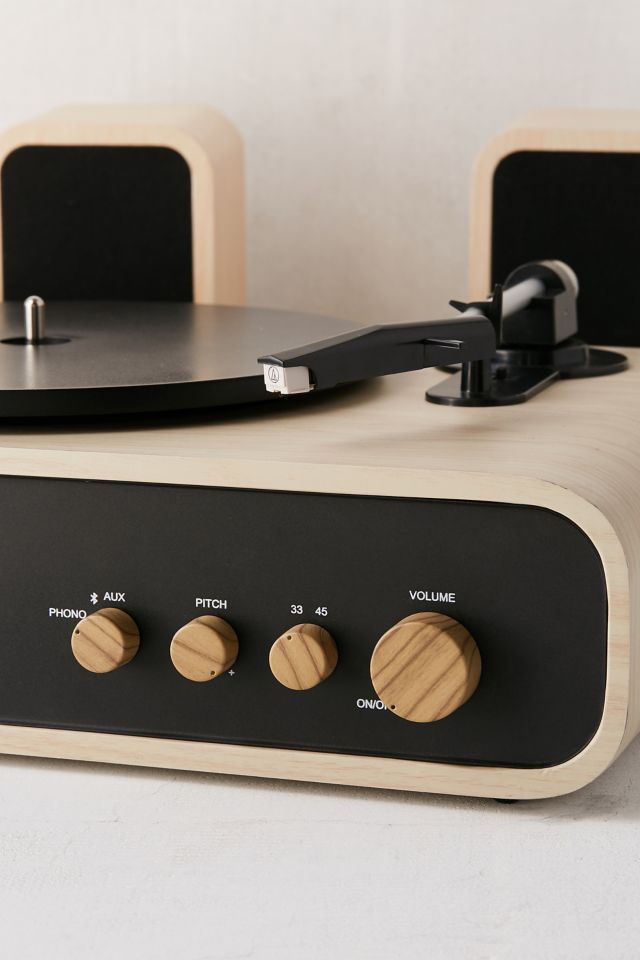 Crosley giradischi da concerto in legno naturale con altoparlanti ...