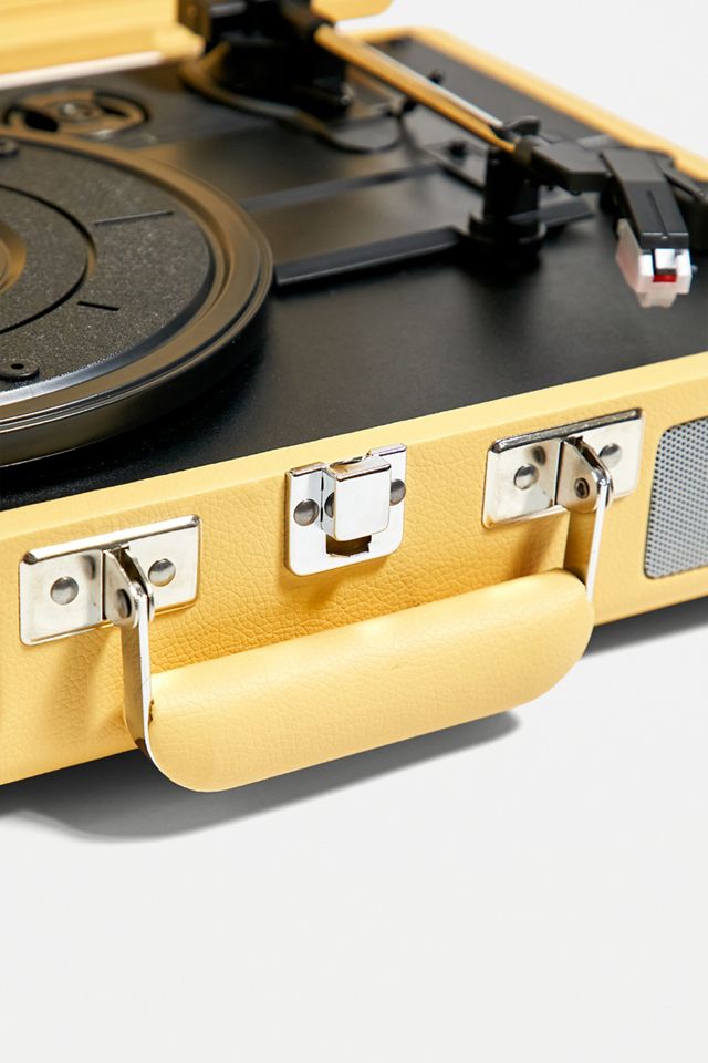 Crosley Yellow Cruiser Vinyl Record Player With Bluetooth Input & Output #1