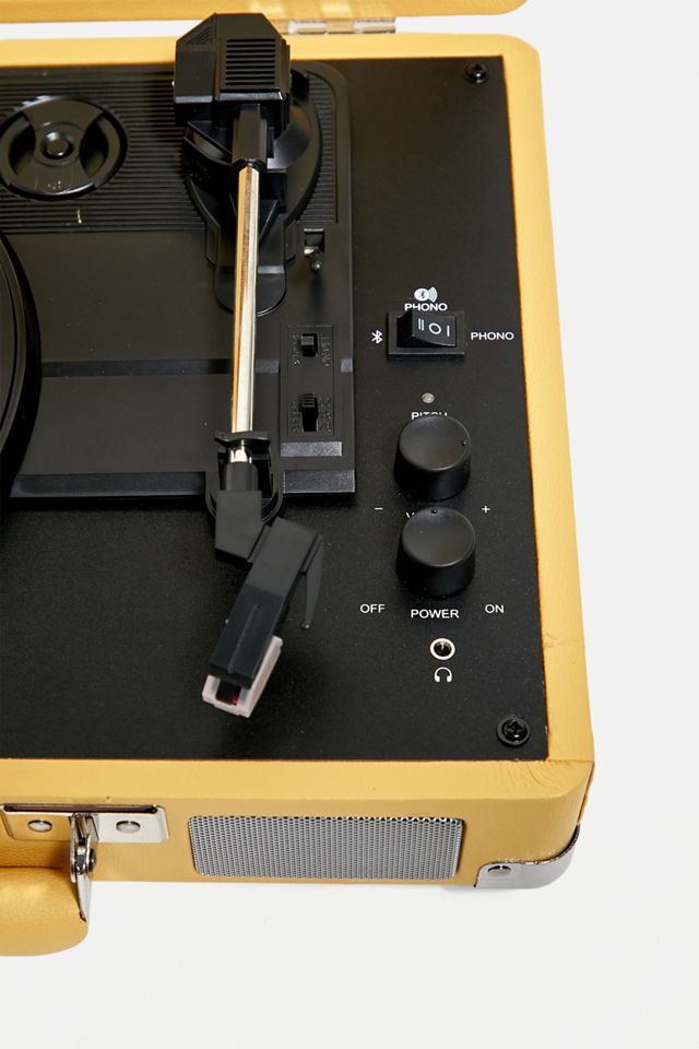 Crosley Yellow Cruiser Vinyl Record Player With Bluetooth Input & Output #2