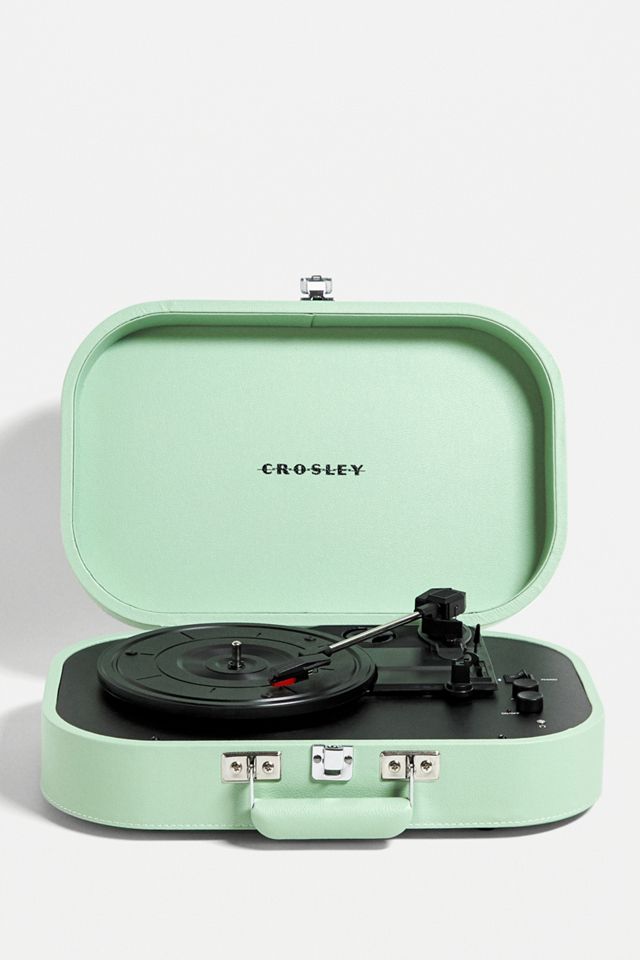 Crosley - Tourne-disque portable Bluetooth Discovery menthe