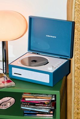 Lettore CD Crosley Voyager Blu Lavato